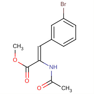 2-Propenoic acid, 2-(acetylamino)-3-(3-bromophenyl)-, methyl ester,(2Z)- molecular structure