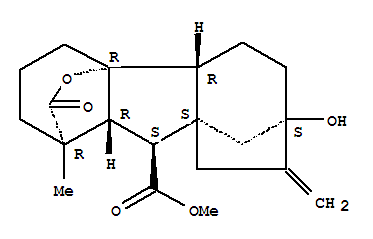 Gibberellin I molecular structure