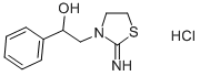 2-IMINO-ALPHA-PHENYL-3-THIAZOLIDINEETHANOL HYDROCHLORIDE molecular structure