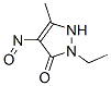 3H-Pyrazol-3-one,  2-ethyl-1,2-dihydro-5-methyl-4-nitroso-