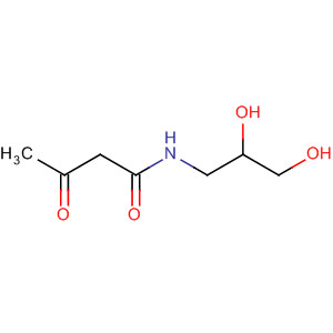 Butanamide, N-(2,3-dihydroxypropyl)-3-oxo- molecular structure