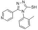 5-PYRIDIN-4-YL-4-O-TOLYL-4H-[1,2,4]TRIAZOLE-3-THIOL