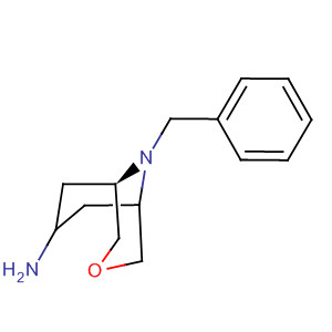 3-Oxa-9-azabicyclo[3.3.1]nonan-7-amine, 9-(phenylmethyl)-, endo- molecular structure