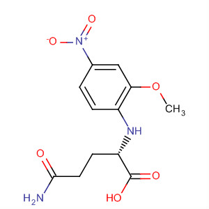 L-Glutamine, N-(2-methoxy-4-nitrophenyl)- molecular structure