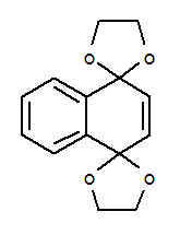 1,4-Naphthalenedione,cyclic bis(1,2-ethanediyl acetal) molecular structure