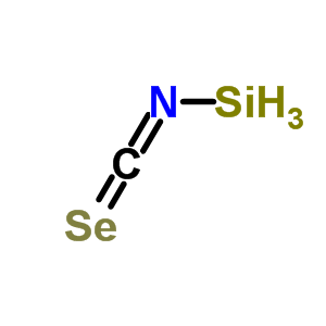 silane, isoselenocyanato- molecular structure