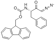 FMOC-L-PHE-CHN2 molecular structure