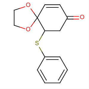 1,4-Dioxaspiro[4.5]dec-6-en-8-one, 10-(phenylthio)-