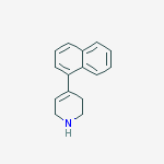 4-(naphthalen-1-yl)-1,2,3,6-tetrahydropyridine molecular structure