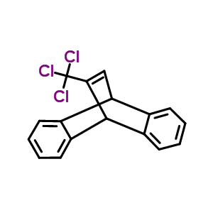 11-(trichloromethyl)-9,10-dihydro-9,10-ethenoanthracene molecular structure