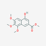 methyl 4-hydroxy-6,7,8-trimethoxynaphthalene-2-carboxylate