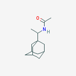 Acetamide, N-(1-tricyclo[3.3.1.13,7]dec-1-ylethyl)-