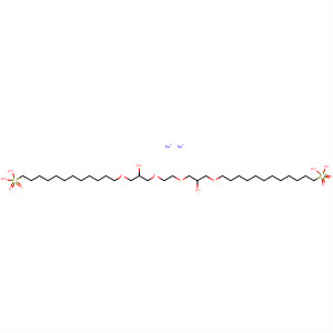 13,17,20,24-Tetraoxahexatriacontane-15,22-diol, bis(hydrogensulfate), disodium salt molecular structure
