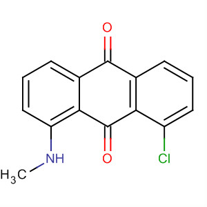 9,10-Anthracenedione, 1-chloro-8-(methylamino)- molecular structure