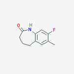 8-fluoro-7-methyl-1,3,4,5-tetrahydro-1-benzazepin-2-one