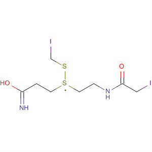 Propanimidic acid, 3-[[2-[(iodoacetyl)amino]ethyl]dithio]-, iodomethylester molecular structure
