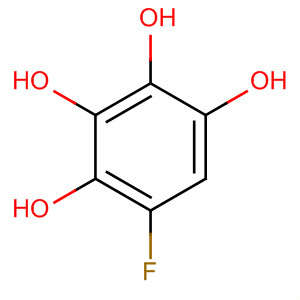 Benzene, fluoro-, tetrahydrate molecular structure