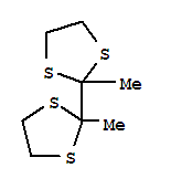 2,2'-dimethyl-2,2'-bi-1,3-dithiolane molecular structure
