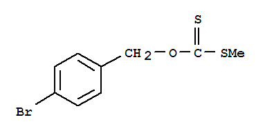Carbonodithioic acid, O-[(4-bromophenyl)methyl] S-methylester molecular structure