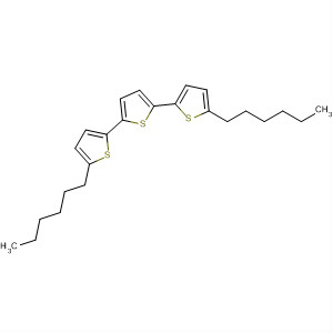 2,2':5',2''-Terthiophene, 5,5''-dihexyl- molecular structure