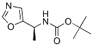 CARBAMIC ACID [(1S)-1-(5-OXAZOLYL)ETHYL]-,TERT-BUTYL ESTER molecular structure