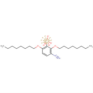 Benzenediazonium, 2,4-bis(octyloxy)-, hexafluorophosphate(1-) molecular structure