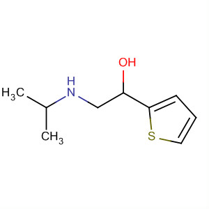 2-Thiophenemethanol, a-[[(1-methylethyl)amino]methyl]- molecular structure