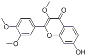 2-(3,4-Dimethoxyphenyl)-7-hydroxy-3-methoxy-4H-chromen-4-one molecular structure