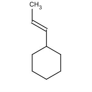 Cyclohexane, 1-propenyl-, (E)- molecular structure