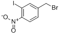 ALPHA-BROMO-3-IODO-4-NITROTOLUENE molecular structure