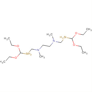 1,2-Ethanediamine, N,N'-bis[(diethoxymethylsilyl)methyl]-N,N'-dimethyl- molecular structure