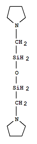 Pyrrolidine,[1,3-disiloxanediylbis(methylene)]bis- (9CI) molecular structure