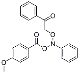 (benzoyl-phenylmethoxy-amino) 4-methoxybenzoate molecular structure
