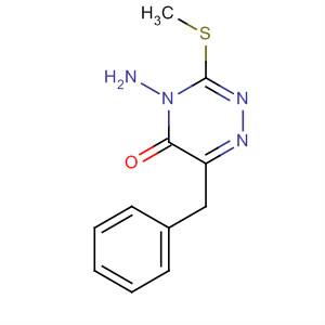1,2,4-Triazin-5(4H)-one, 4-amino-3-(methylthio)-6-(phenylmethyl)-