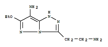 1H-Pyrazolo[5,1-c]-1,2,4-triazole-3-ethanamine,7-amino-6-ethoxy-