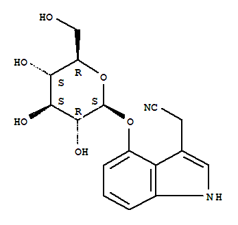 CapparilosideA molecular structure