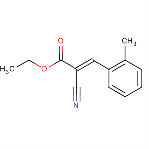 2-Propenoic acid, 2-cyano-3-(2-methylphenyl)-, ethyl ester, (2E)- molecular structure