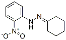 Cyclohexanone 2-nitrophenyl hydrazone molecular structure
