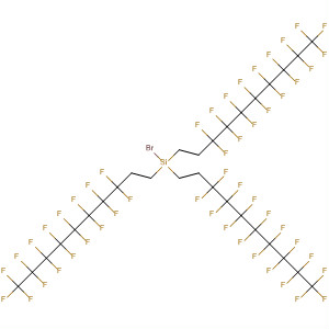 Silane,bromotris(3,3,4,4,5,5,6,6,7,7,8,8,9,9,10,10,10-heptadecafluorodecyl)- molecular structure
