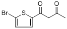 1-(5-BROMOTHIOPHEN-2-YL)BUTANE-1,3-DIONE molecular structure
