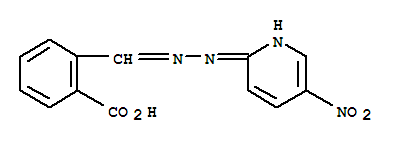 2-{(Z)-[(5-nitropyridin-2-yl)hydrazono]methyl}benzoic acid