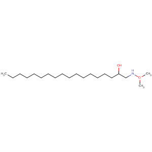 2-Octadecanol, 1-(dimethyloxidoamino)- molecular structure