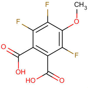 1,2-Benzenedicarboxylic acid, 3,4,6-trifluoro-5-methoxy- molecular structure