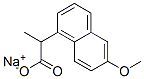 sodium (+)-6-methoxy-2-naphthylpropionate molecular structure