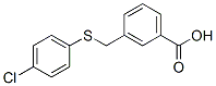 3-{[(4-CHLOROPHENYL)THIO]METHYL}BENZOIC ACID