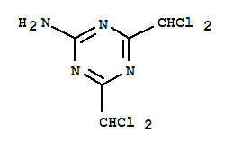 4,6-bis(dichloromethyl)-1,3,5-triazin-2-amine