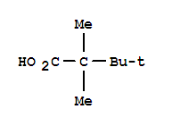 2,2,3,3-Tetramethylbutanoic acid molecular structure