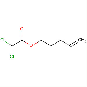 Acetic acid, dichloro-, 4-pentenyl ester molecular structure