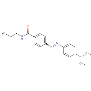 Benzamide, 4-[[4-(dimethylamino)phenyl]azo]-N-propyl- molecular structure