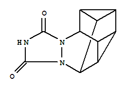 1,2,3-Metheno-1H-4,5-diazacycloprop[cd]indene-4,5-dicarboximide,hexahydro- molecular structure